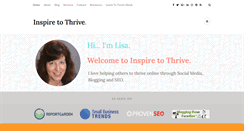 Desktop Screenshot of inspiretothrive.com